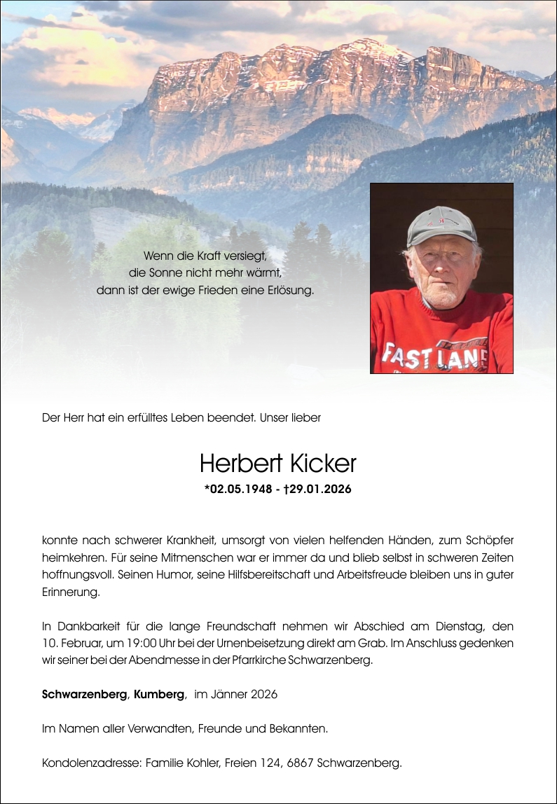 Herbert Kicker